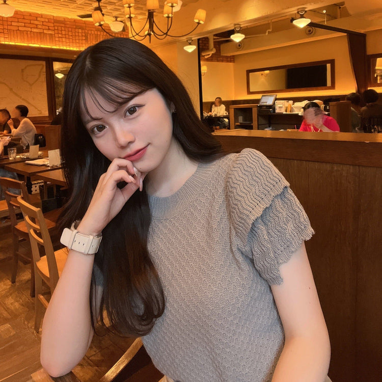 ♥️みゆりん様♥️◼️ふりるニットトップス◼️1600 おしかっ